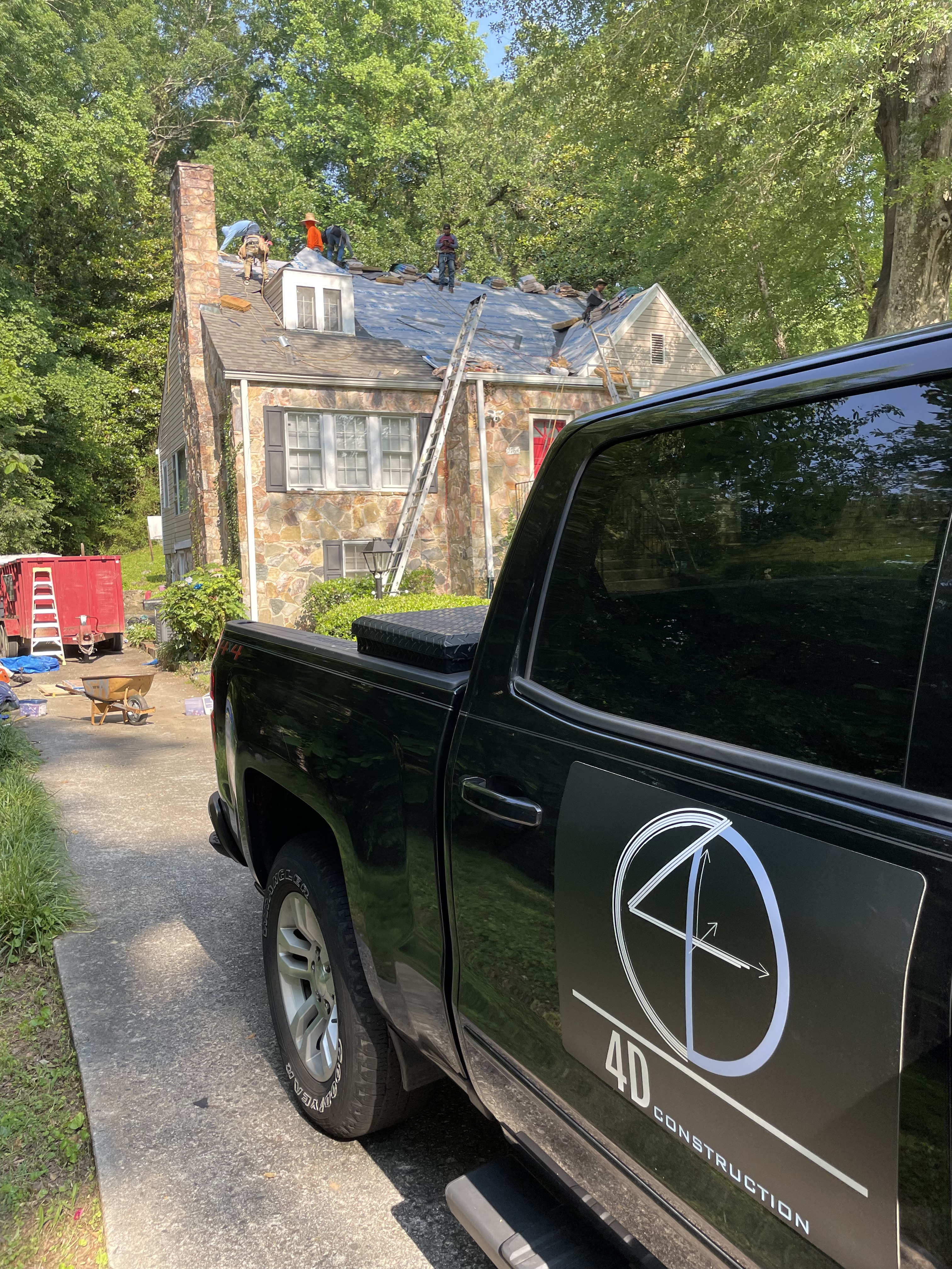 Residential roof replacement project in Kennesaw GA